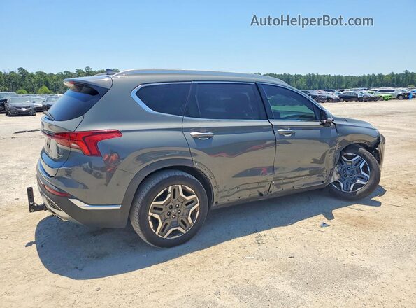 5NMS44AL0MH338419 2021 HYUNDAI SANTA Серый Задняя правая четверть