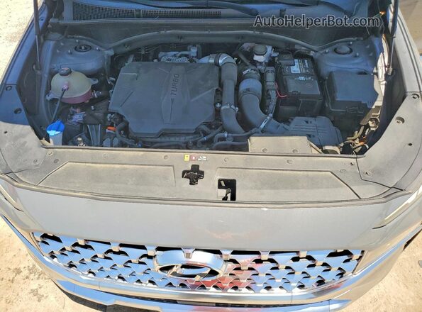 5NMS44AL0MH338419 2021 HYUNDAI SANTA Серый Вид подкапотного пространства