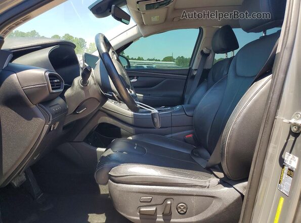 5NMS44AL0MH338419 2021 HYUNDAI SANTA Серый Вид салона спереди