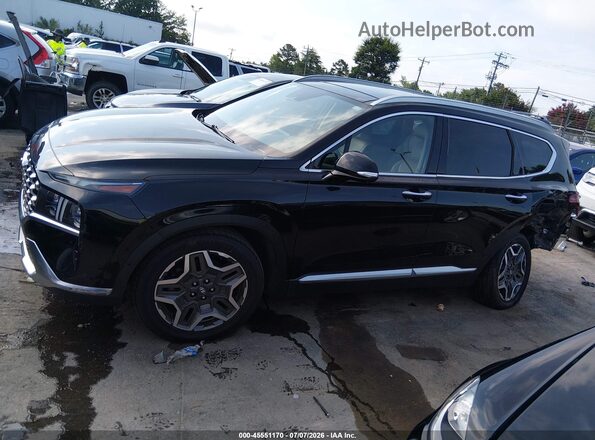 5NMS44AL3MH309562 2021 HYUNDAI SANTA FE Black Панорамний вид салону 360°