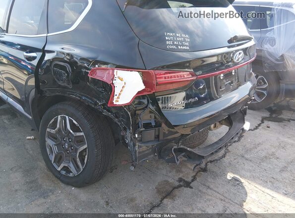 5NMS44AL3MH309562 2021 HYUNDAI SANTA FE Black Вид спереду