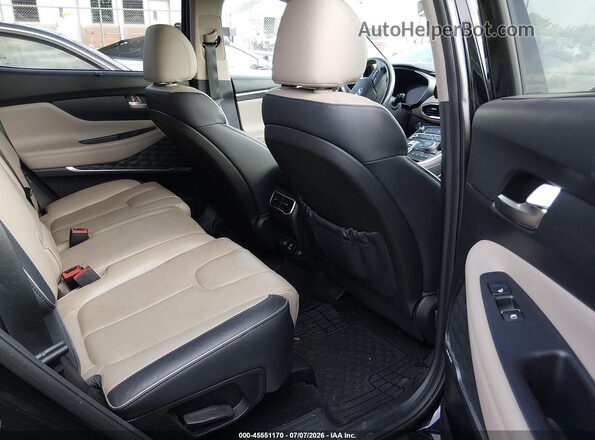 5NMS44AL3MH309562 2021 HYUNDAI SANTA FE Black Вид наклейки з VIN-кодом