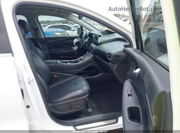 5NMS44AL4MH346409 2021 HYUNDAI SANTA FE White Սալոնի դիմացի տեսք