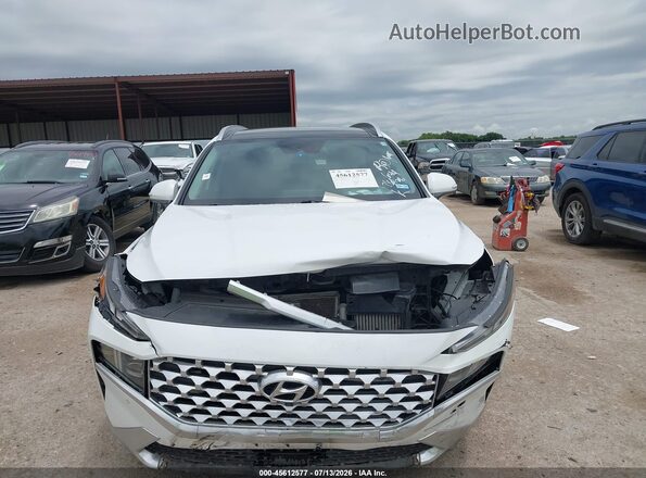 5NMS44AL4MH346409 2021 HYUNDAI SANTA FE White Սարքավորումների վահանակի տեսք