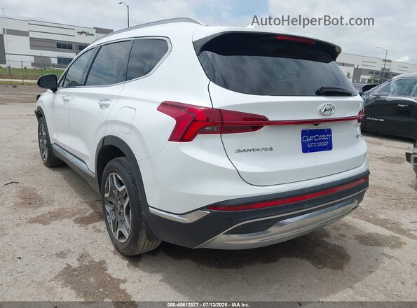 5NMS44AL4MH346409 2021 HYUNDAI SANTA FE White Հետևի ձախ