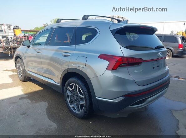 5NMS44AL4NH436872 2022 HYUNDAI SANTA FE Silver Trasero izquierdo