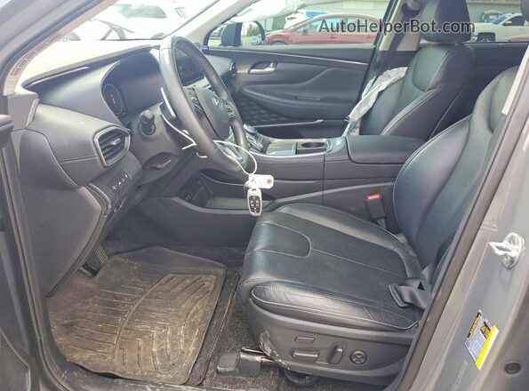 5NMS44AL6MH333399 2021 HYUNDAI SANTA Gray Vista interior delantera