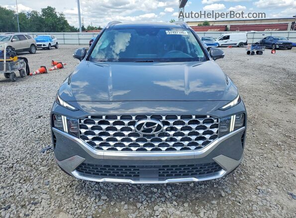 5NMS44AL6MH333399 2021 HYUNDAI SANTA Gray Vista frontal