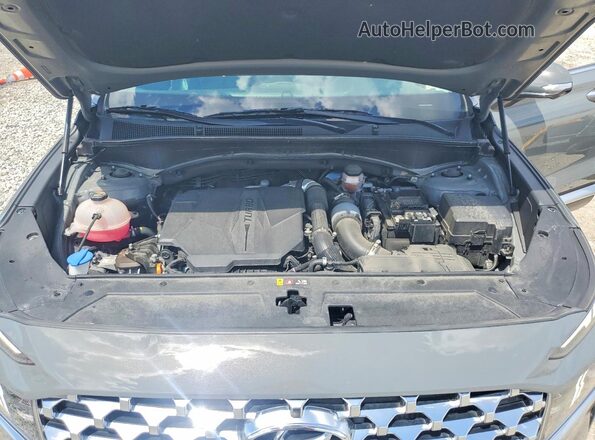 5NMS44AL6MH333399 2021 HYUNDAI SANTA Gray Vista del compartimento del motor