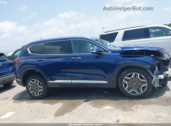5NMS44AL6PH491004 2023 HYUNDAI SANTA FE Blue Սարքավորումների վահանակի տեսք