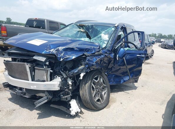 5NMS44AL6PH491004 2023 HYUNDAI SANTA FE Blue Սալոնի հետևի տեսք