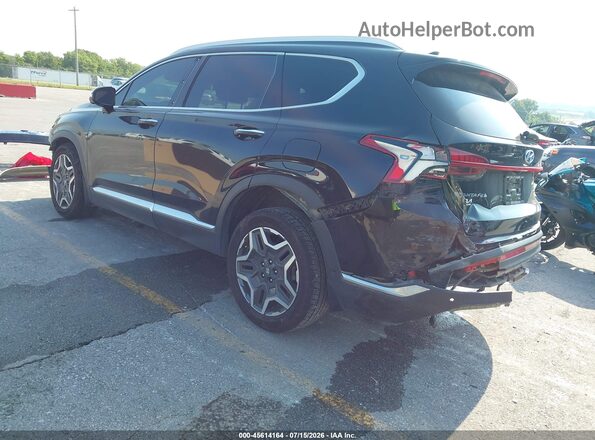 5NMS44AL7PH502821 2023 HYUNDAI SANTA FE Черный Задняя левая четверть