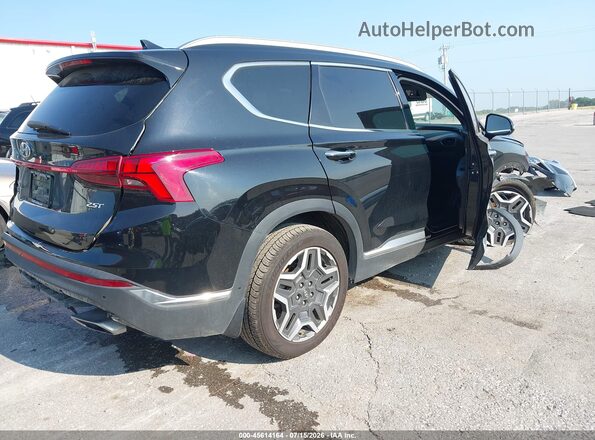 5NMS44AL7PH502821 2023 HYUNDAI SANTA FE Черный Задняя правая четверть
