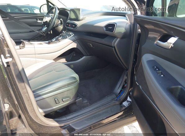 5NMS44AL7PH502821 2023 HYUNDAI SANTA FE Черный Вид салона спереди