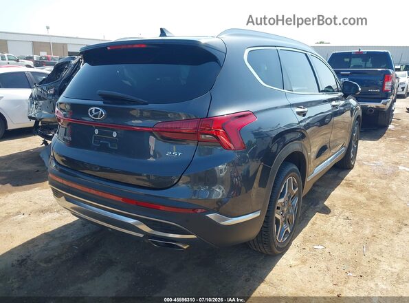 5NMS44AL9MH320002 2021 HYUNDAI SANTA FE Черный Задняя правая четверть