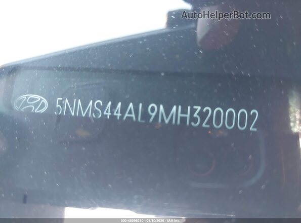 5NMS44AL9MH320002 2021 HYUNDAI SANTA FE Черный Вид подкапотного пространства