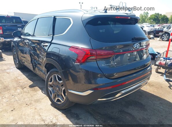 5NMS44AL9MH320002 2021 HYUNDAI SANTA FE Черный Задняя левая четверть