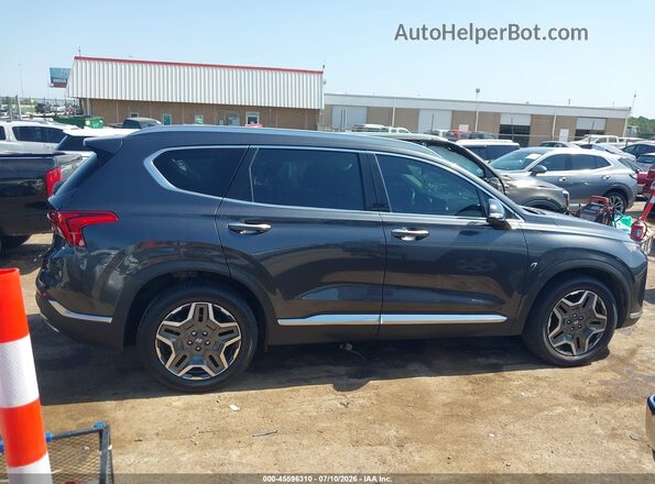 5NMS44AL9MH320002 2021 HYUNDAI SANTA FE Черный Вид задней части салона