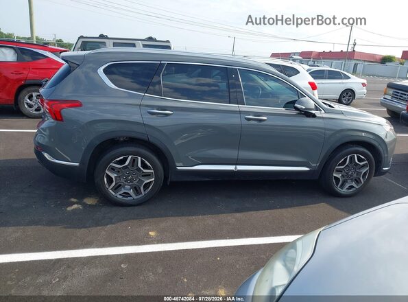 5NMS44AL9MH324714 2021 HYUNDAI SANTA FE Gray Widok wnętrza z tyłu