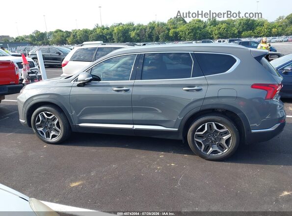 5NMS44AL9MH324714 2021 HYUNDAI SANTA FE Gray Widok wnętrza 360 stopni