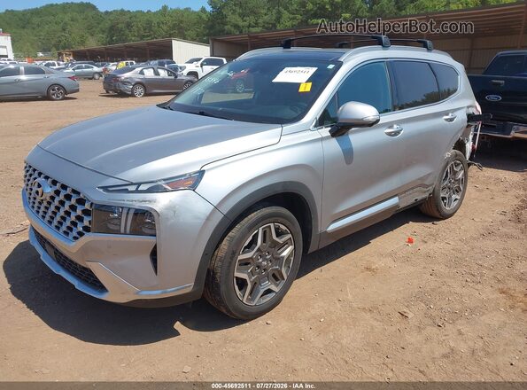 5NMS44ALXNH471870 2022 HYUNDAI SANTA FE Silver წინა მარცხენა ხედი სამი მეოთხედიდან