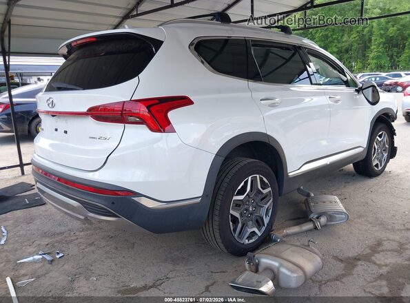 5NMS4DAL0NH463244 2022 HYUNDAI SANTA FE White Trasero derecho