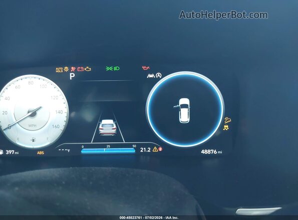 5NMS4DAL0NH463244 2022 HYUNDAI SANTA FE White Vista de los asientos traseros