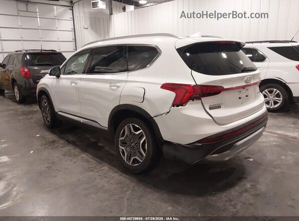5NMS4DAL3MH370426 2021 HYUNDAI SANTA FE White Задня ліва чверть