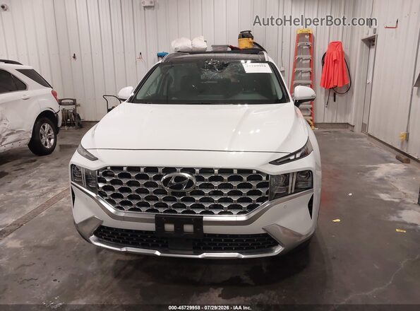 5NMS4DAL3MH370426 2021 HYUNDAI SANTA FE White Вид задньої частини салону