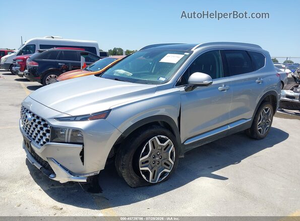 5NMS4DAL5PH486215 2023 HYUNDAI SANTA FE Silver Դիմացի տեսք