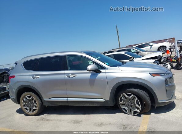 5NMS4DAL5PH486215 2023 HYUNDAI SANTA FE Silver Սալոնի հետևի տեսք