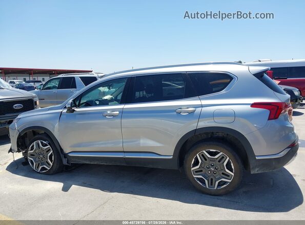 5NMS4DAL5PH486215 2023 HYUNDAI SANTA FE Silver Սալոնի 360 աստիճան տեսք