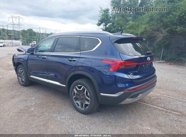 5NMS4DAL5PH520024 2023 HYUNDAI SANTA FE Blue Tył lewy