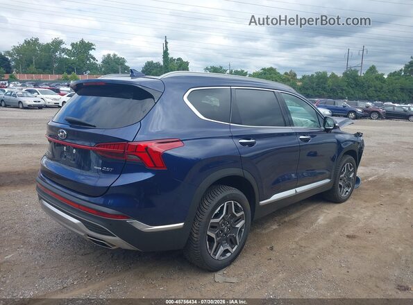 5NMS4DAL5PH520024 2023 HYUNDAI SANTA FE Blue Tył prawy