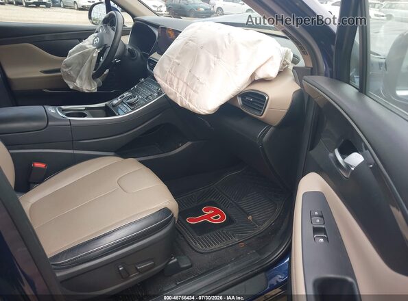 5NMS4DAL5PH520024 2023 HYUNDAI SANTA FE Blue Widok wnętrza z przodu