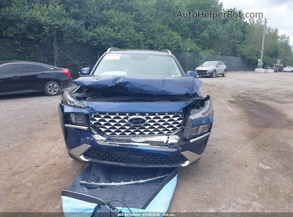 5NMS4DAL5PH520024 2023 HYUNDAI SANTA FE Blue Widok wnętrza z tyłu