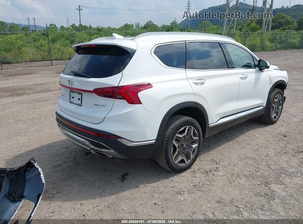 5NMS4DAL8PH574076 2023 HYUNDAI SANTA FE Белый Задняя правая четверть
