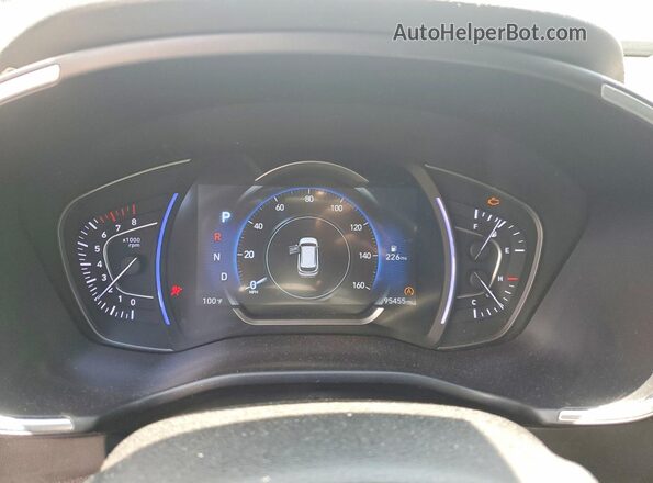 5NMS53AA0KH026832 2019 HYUNDAI SANTA Серый Вид щитка приборов