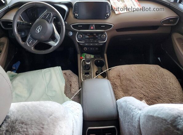 5NMS53AA0KH043517 2019 HYUNDAI SANTA White Widok deski rozdzielczej