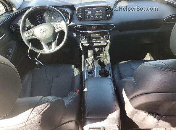 5NMS53AA0KH048376 2019 HYUNDAI SANTA Белый Вид панели приборов