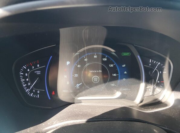 5NMS53AA0KH048376 2019 HYUNDAI SANTA Белый Вид щитка приборов