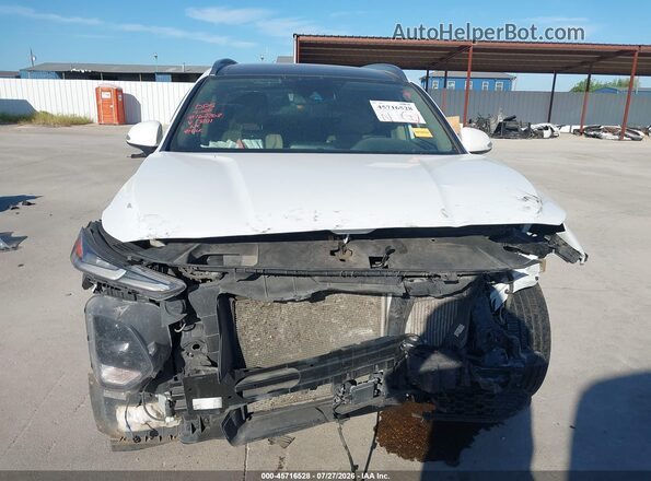 5NMS53AA1KH013801 2019 HYUNDAI SANTA FE White Vista del cuadro de instrumentos