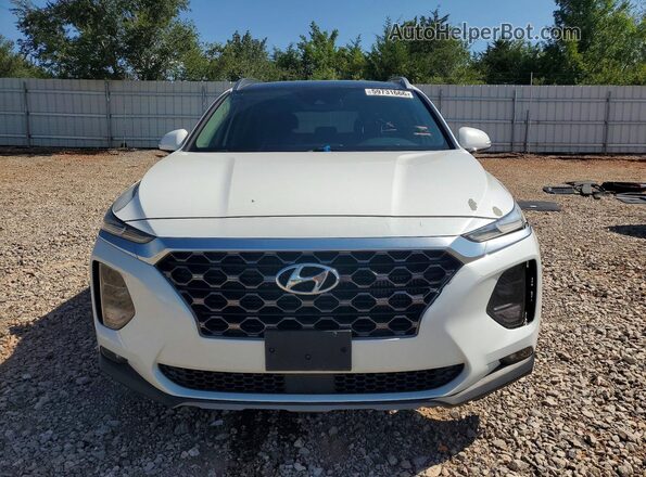 5NMS53AA1KH093889 2019 HYUNDAI SANTA Белый Вид спереди