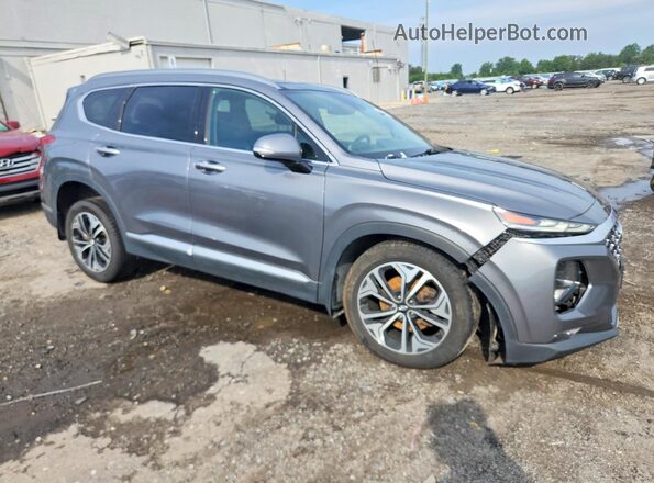 5NMS53AA1KH119830 2019 HYUNDAI SANTA Gray Przód prawy