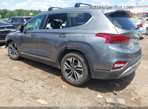 5NMS53AA2LH179259 2020 HYUNDAI SANTA FE Gray Trasero izquierdo