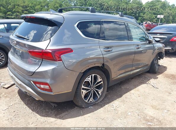 5NMS53AA2LH179259 2020 HYUNDAI SANTA FE Gray Trasero derecho