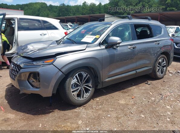 5NMS53AA2LH179259 2020 HYUNDAI SANTA FE Gray Vista tres cuartos delantera izquierda