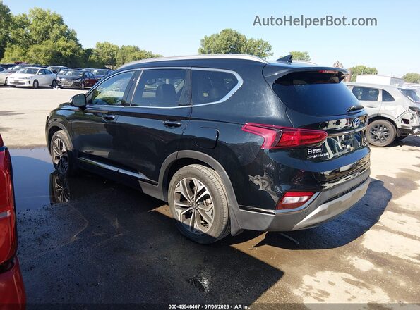 5NMS53AA2LH286795 2020 HYUNDAI SANTA FE Black Tył lewy