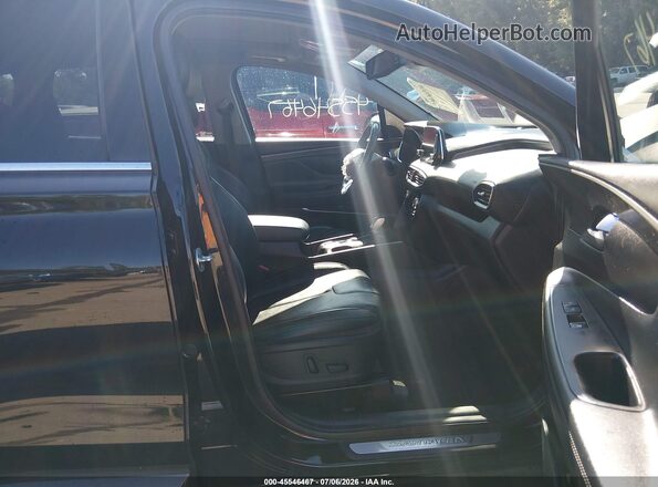 5NMS53AA2LH286795 2020 HYUNDAI SANTA FE Black Widok wnętrza z przodu