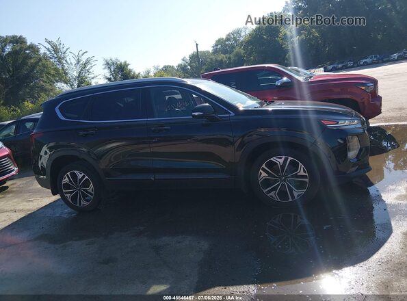 5NMS53AA2LH286795 2020 HYUNDAI SANTA FE Black Widok wnętrza z tyłu